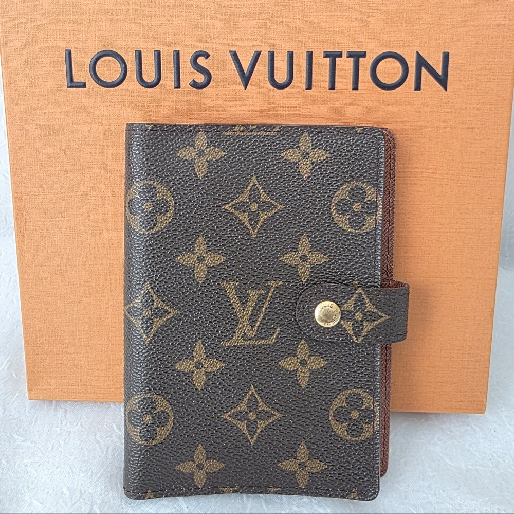 Auth Louis Vuitton Monogram AGENDA PM/ Passport Holder